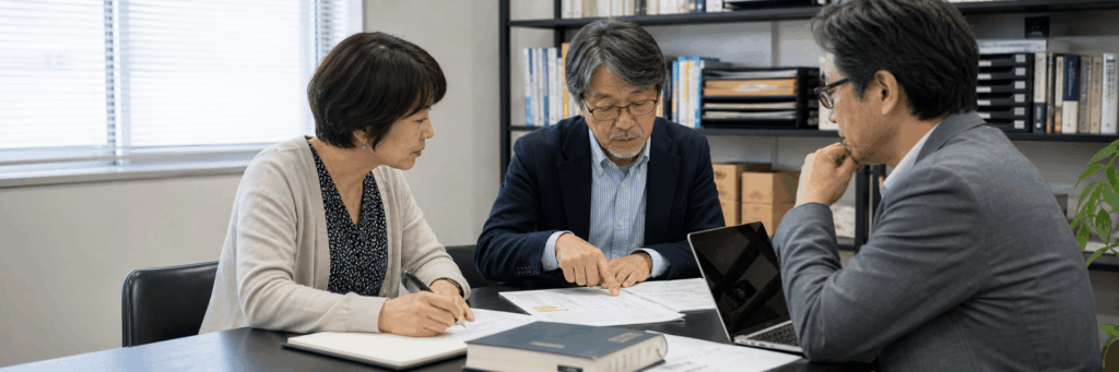 専門的な知見をもとに情報を整理するスタッフ
