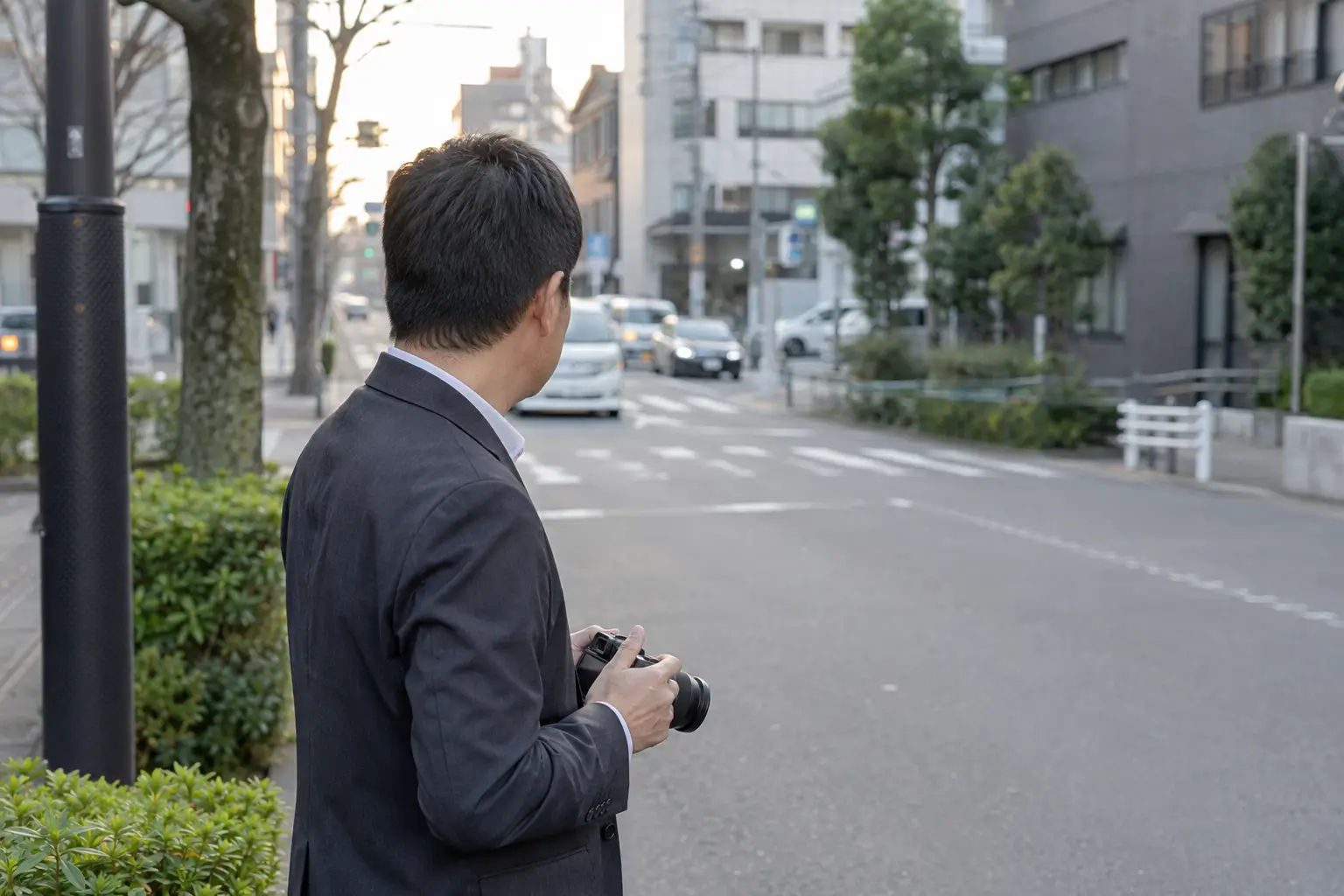 不倫・浮気調査中の探偵